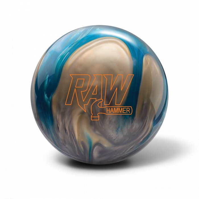 Boule RAW BLUE/SILVER/WHITE HAMMER - Bowling Stars