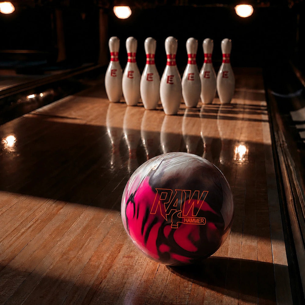 Boule RAW PURPLE/PINK/SILVER HAMMER - Bowling Stars