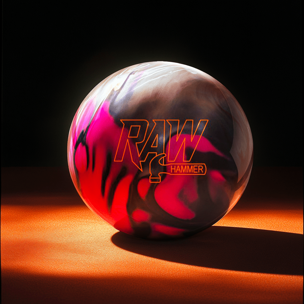 RAW PURPLE/PINK/SILVER HAMMER ball - Bowling Stars