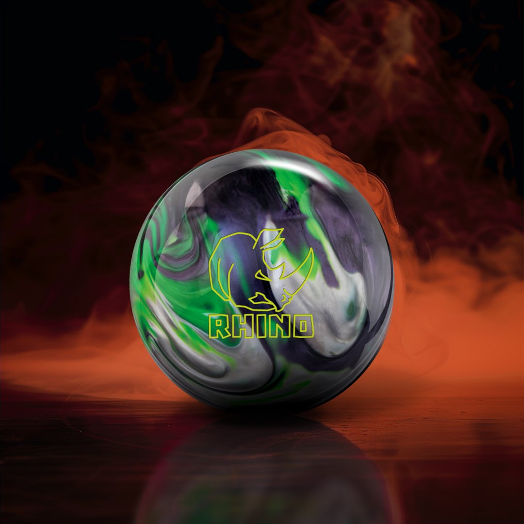 Boule RHINO CARBON/LIME/SILVER - Bowling Stars