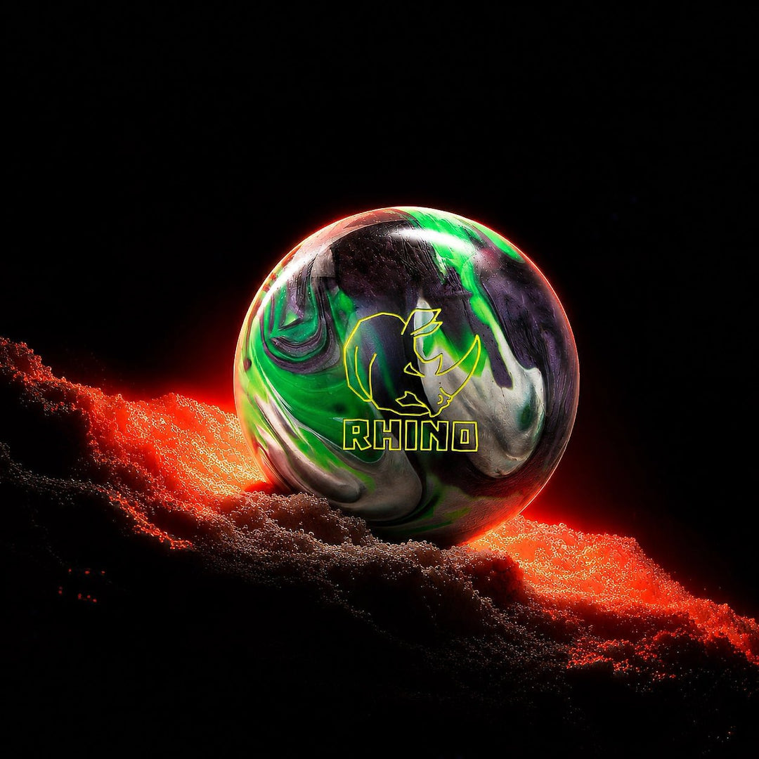 Boule RHINO CARBON/LIME/SILVER - Bowling Stars