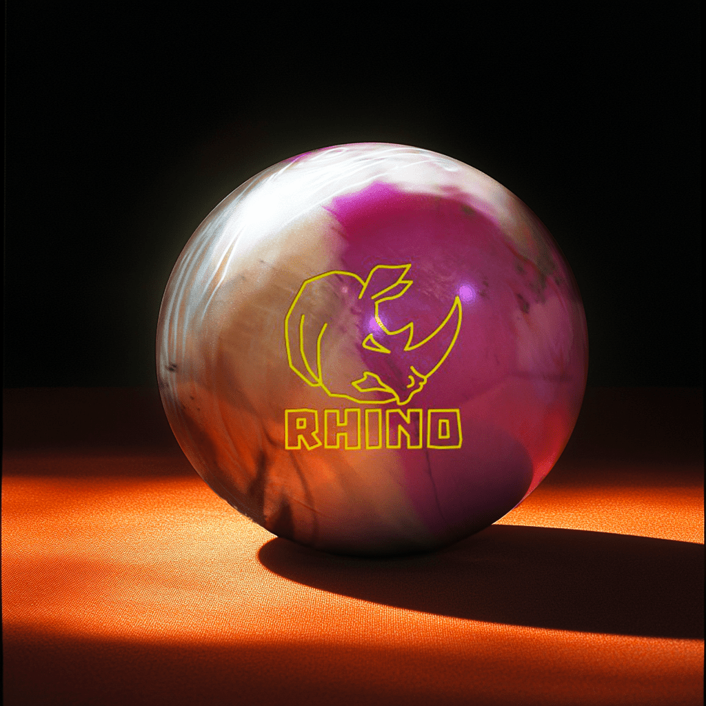 Boule Rhino Charbon / Argent / Violet - Bowling Stars