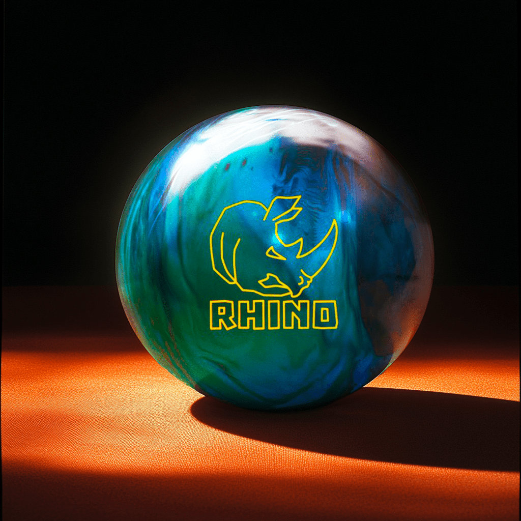 Rhino Kugel Cobalt / Aqua / Teal - Bowling Stars