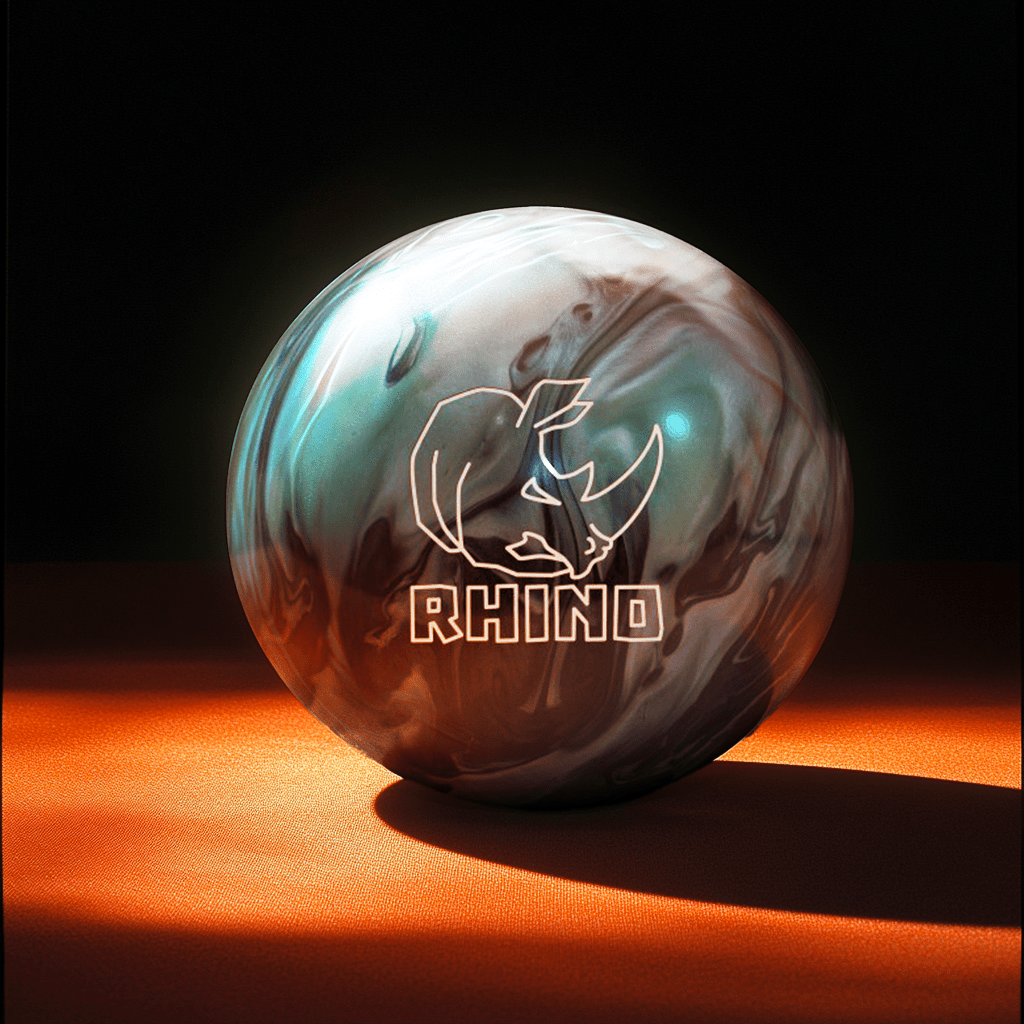 Palla metallica Rhino blu/nero - Stelle del bowling