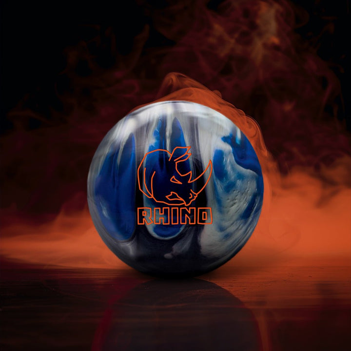 Boule Rhino Noir / Bleu / Argent Perle - Bowling Stars