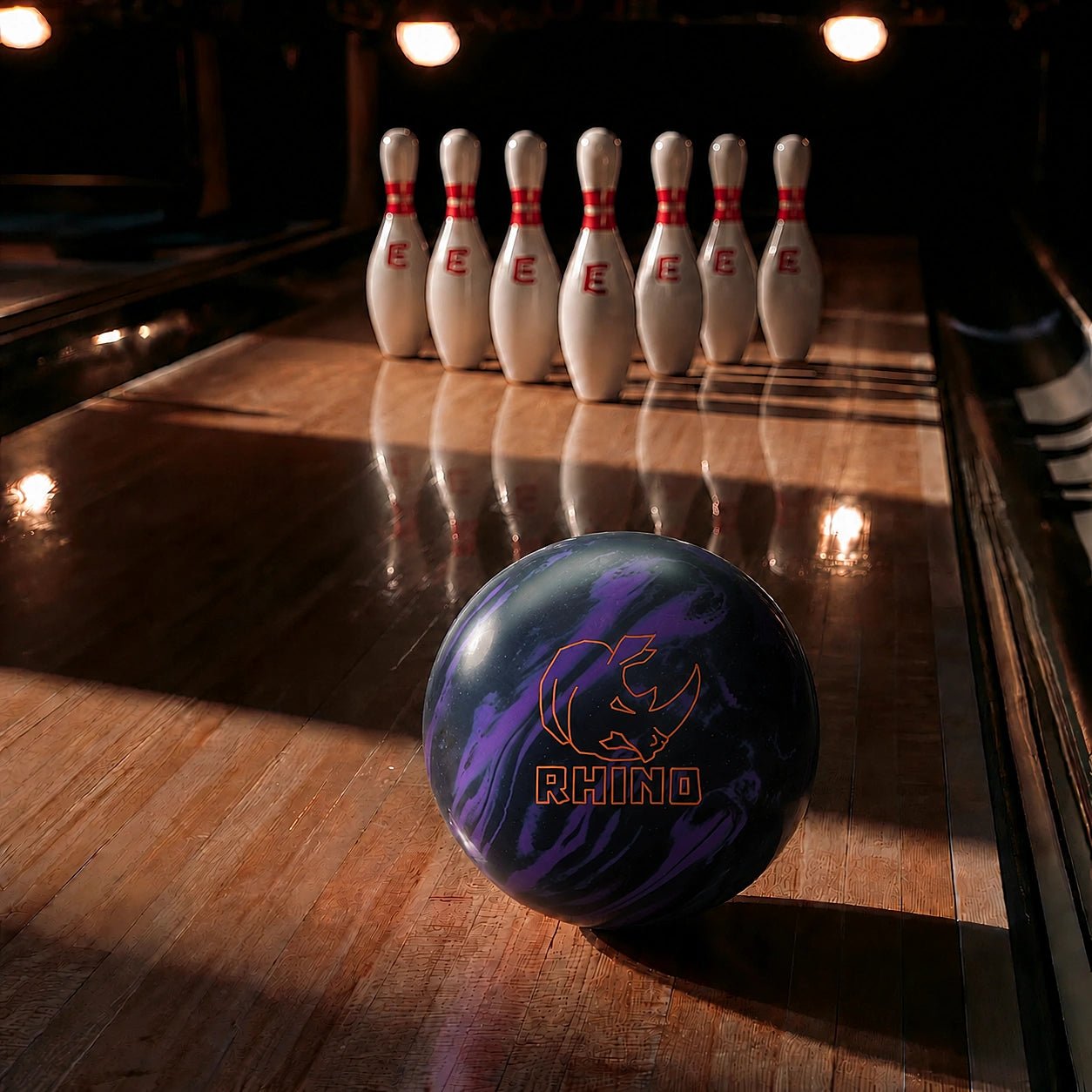 Boule RHINO PURPLE/BLACK - Bowling Stars