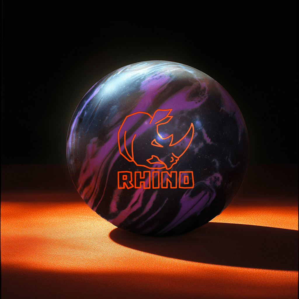 RHINO-bal PURPLE/BLACK - Bowling Stars