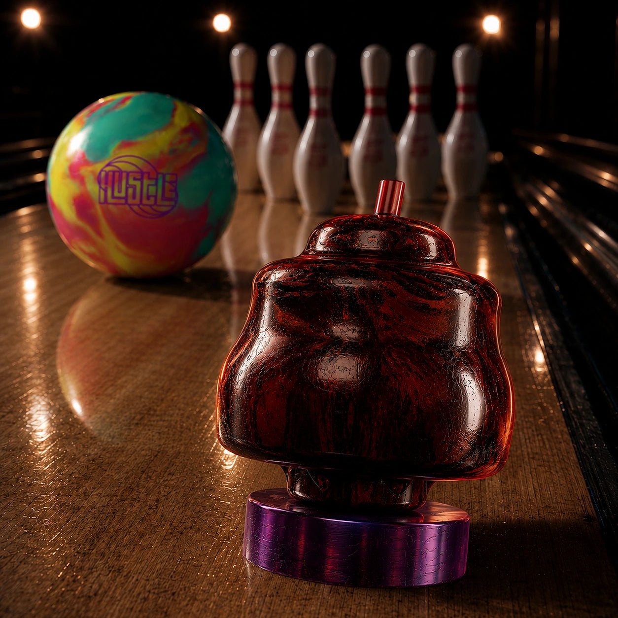Boule ROTO GRIP HUSTLE GLOW - Bowling Stars
