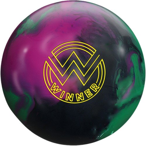 Boule ROTO GRIP WINNER SOLID BLACK/PURPLE/GREEN - Bowling Stars