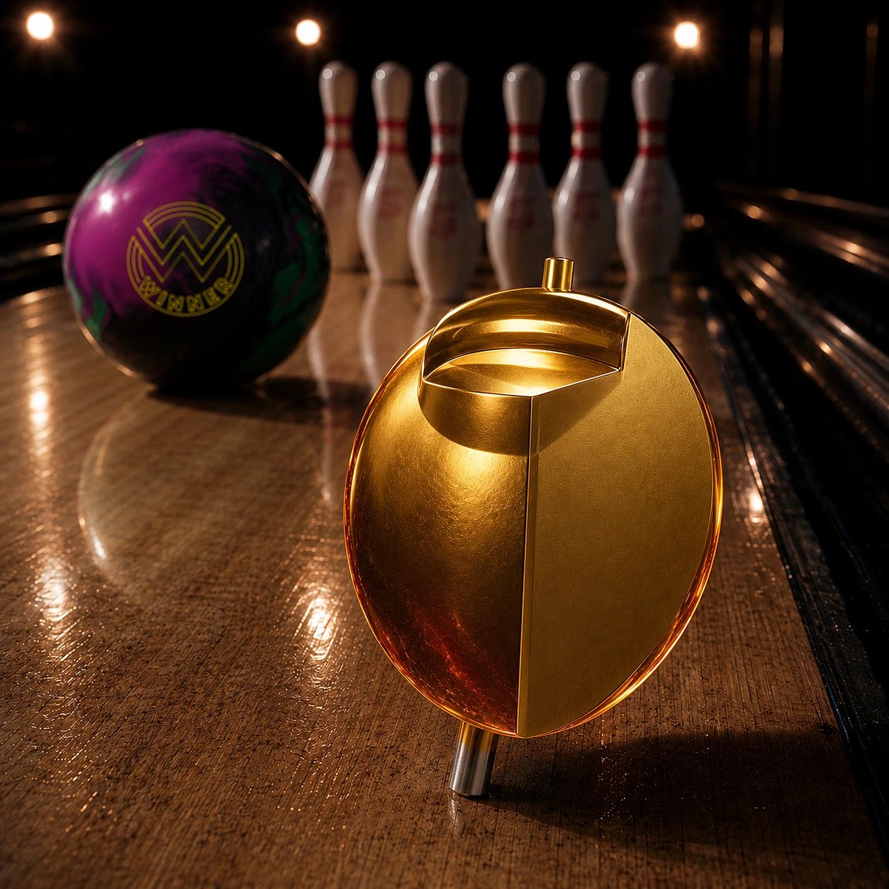Boule ROTO GRIP WINNER SOLID BLACK/PURPLE/GREEN - Bowling Stars