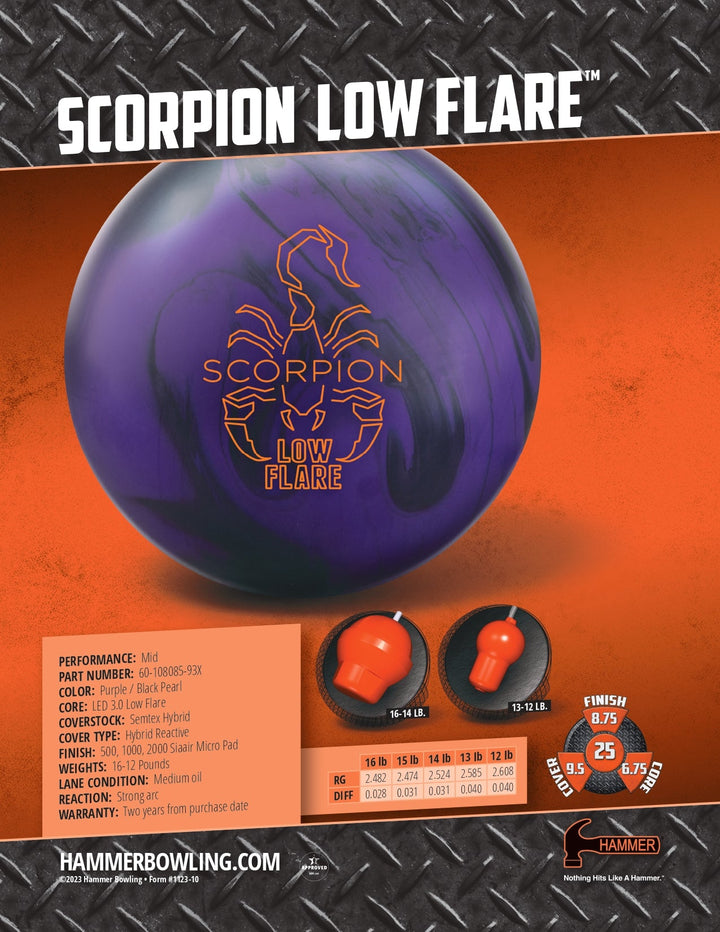 Boule SCORPION LOW FLARE - Bowling Stars