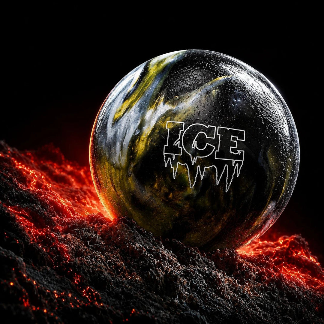 Boule STORM ICE BLACK/WHITE/GOLD - Bowling Stars