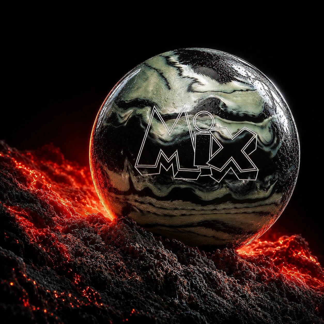 Boule STORM MIX BLACK/SILVER - Bowling Stars