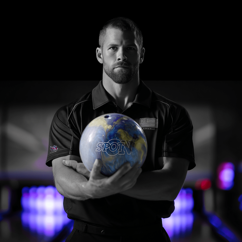 Boule STORM SPOT ON - DARK BLUE/BLUE/GOLD - Bowling Stars