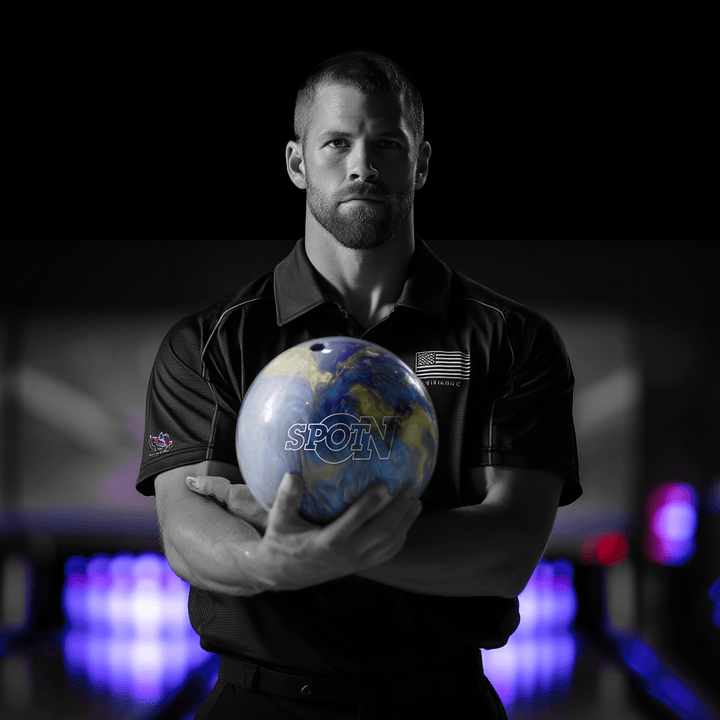 Boule STORM SPOT ON - DARK BLUE/BLUE/GOLD - Bowling Stars