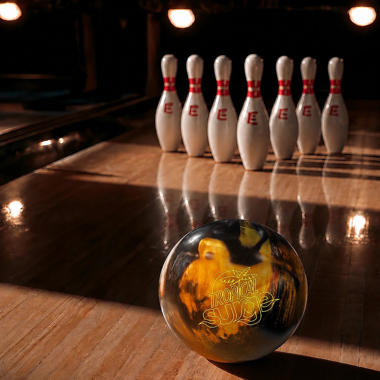Boule STORM TROPICAL SURGE GOLD/BLACK - Bowling Stars