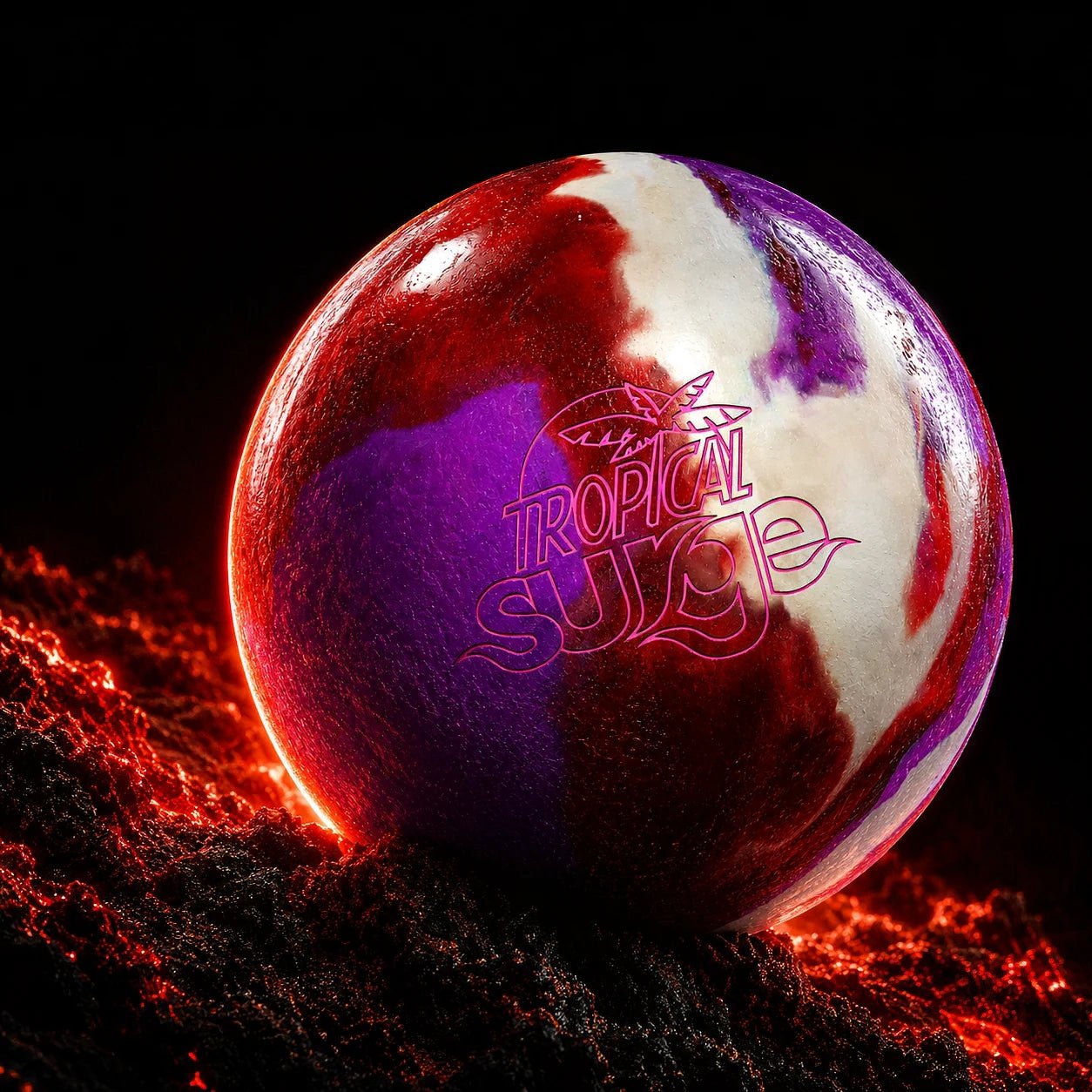 Boule STORM TROPICAL SURGE RED/WHITE/PURPLE - Bowling Stars