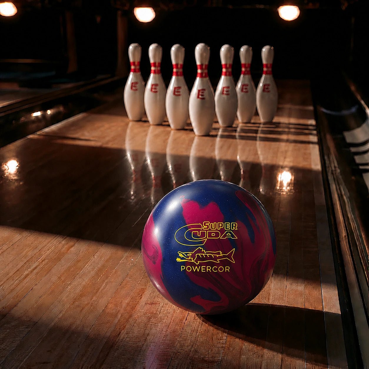 Boule SUPER CUDA POWERCOR PEARL - Bowling Stars