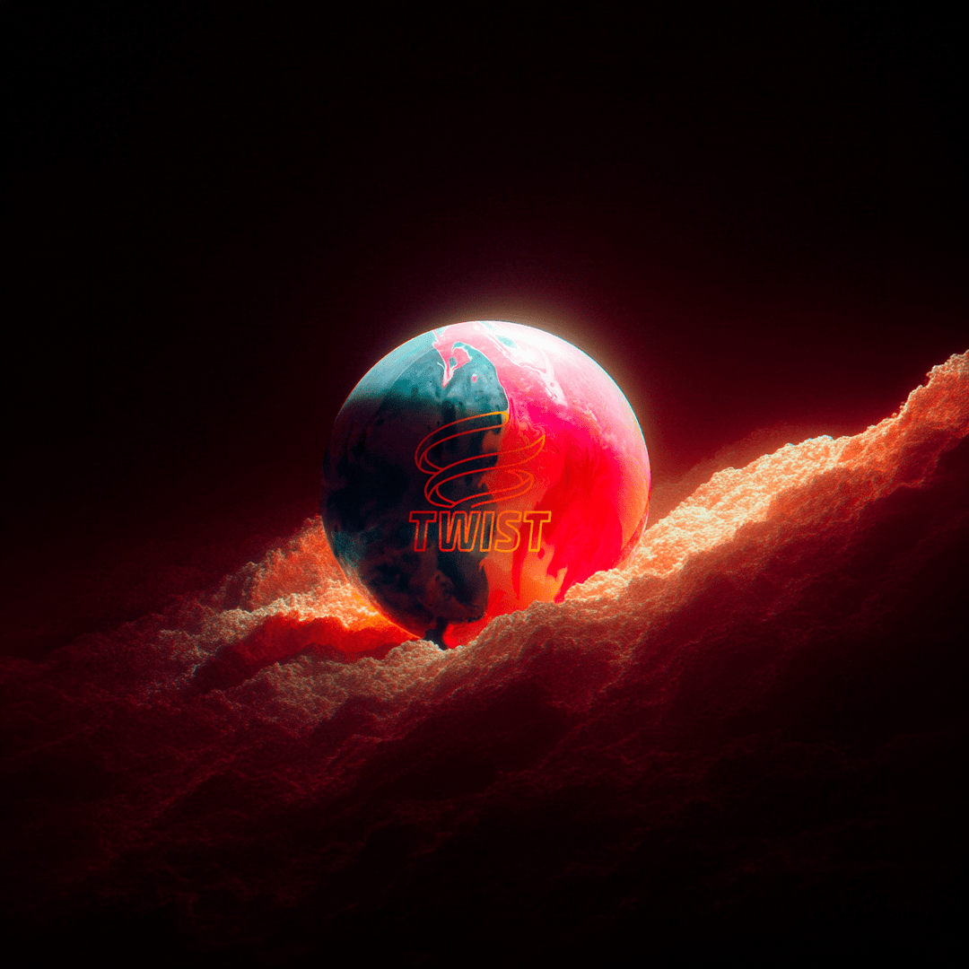 Boule TWIST BLEU CIEL / ROSE / NEIGE - Bowling Stars