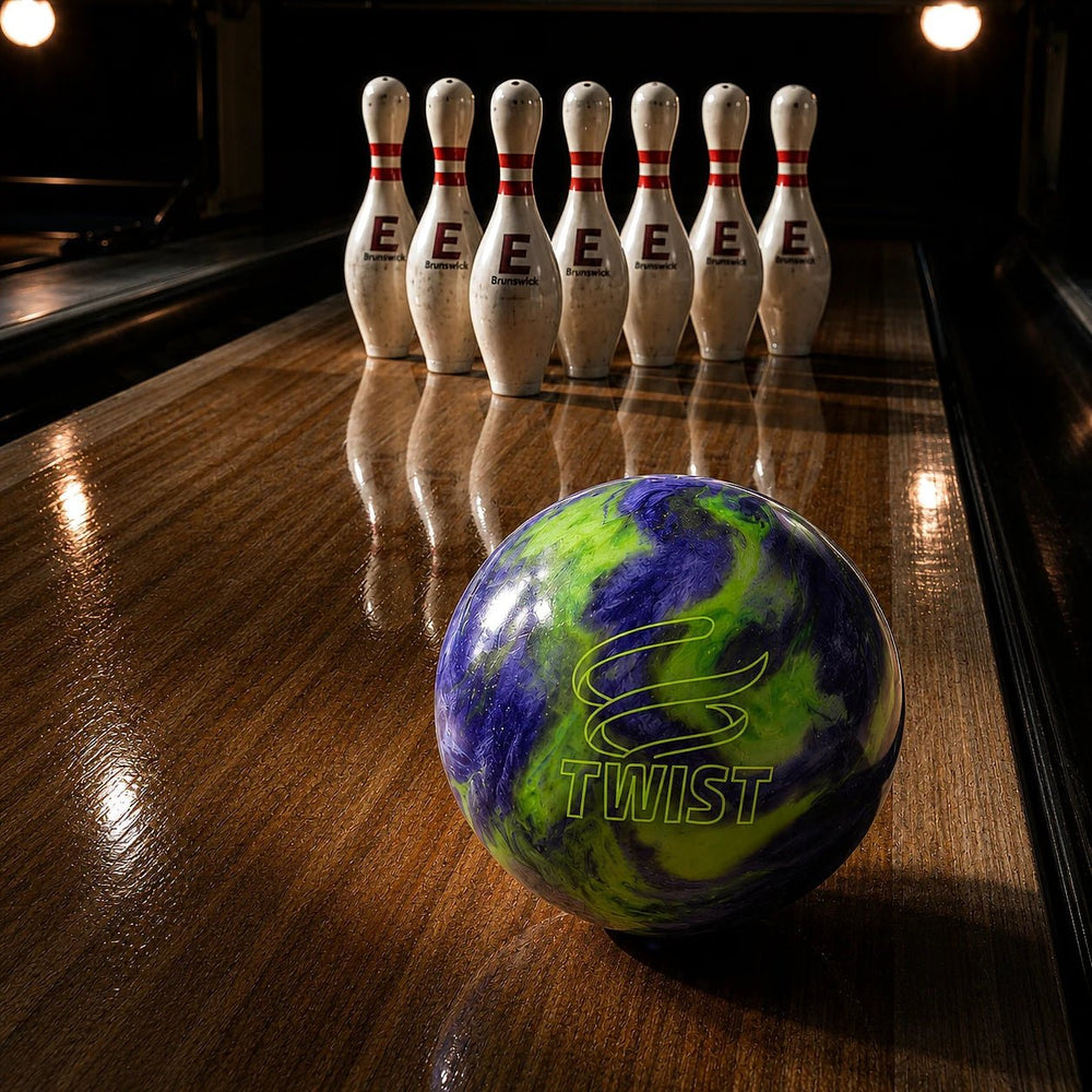 Boule TWIST LAVENDER/LIME BRUNSWICK - Bowling Stars
