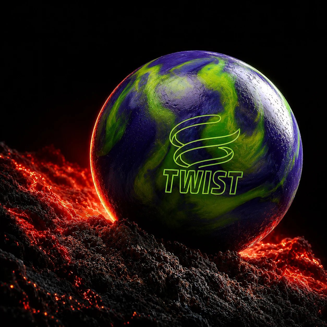 Boule TWIST LAVENDER/LIME BRUNSWICK - Bowling Stars