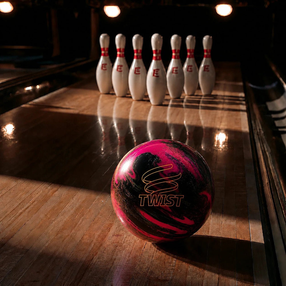 Boule TWIST PINK/BLACK - Bowling Stars