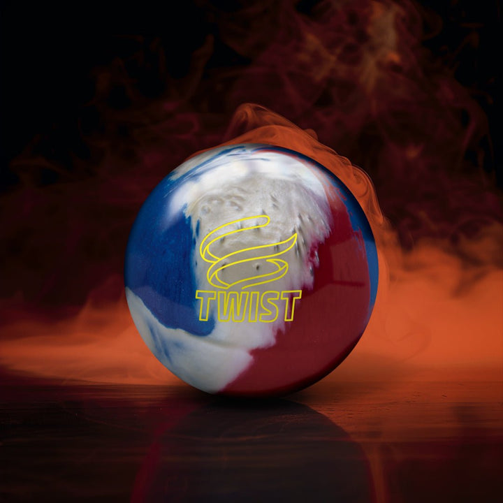 Boule Twist Rouge / Blanc / Bleu - Bowling Stars