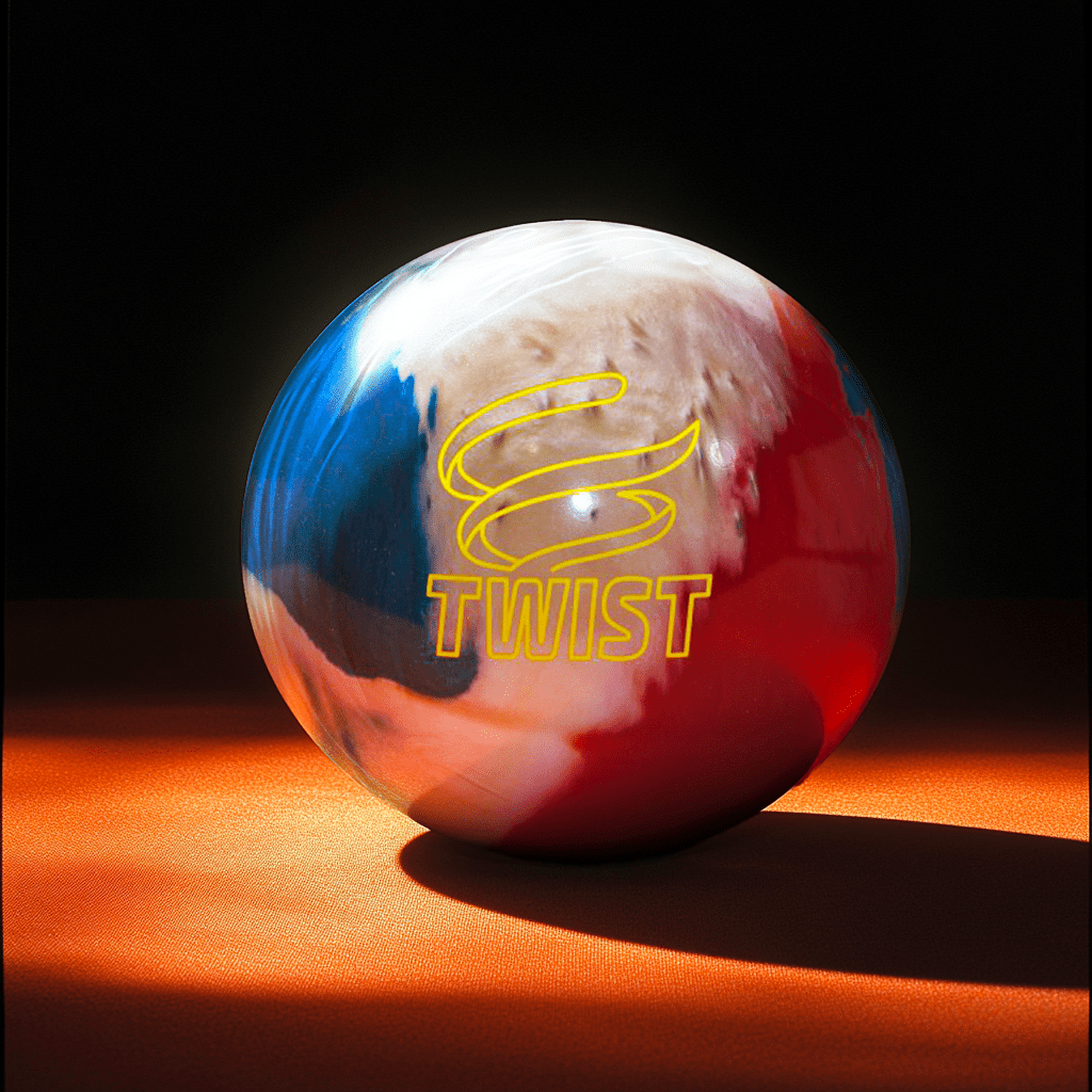 Boule Twist Rouge / Blanc / Bleu - Bowling Stars