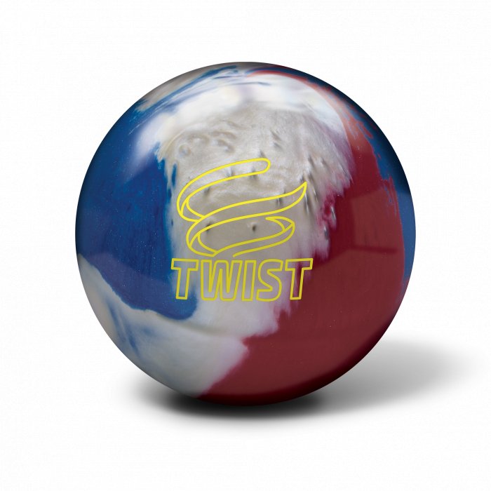 Boule Twist Rouge / Blanc / Bleu - Bowling Stars