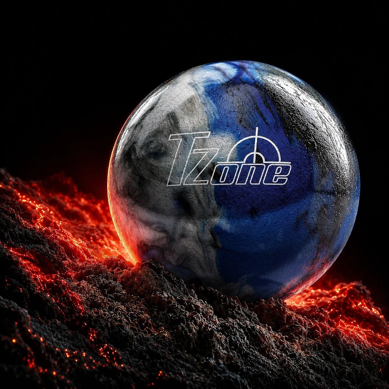 Boule TZone Indigo Swirl - Bowling Stars