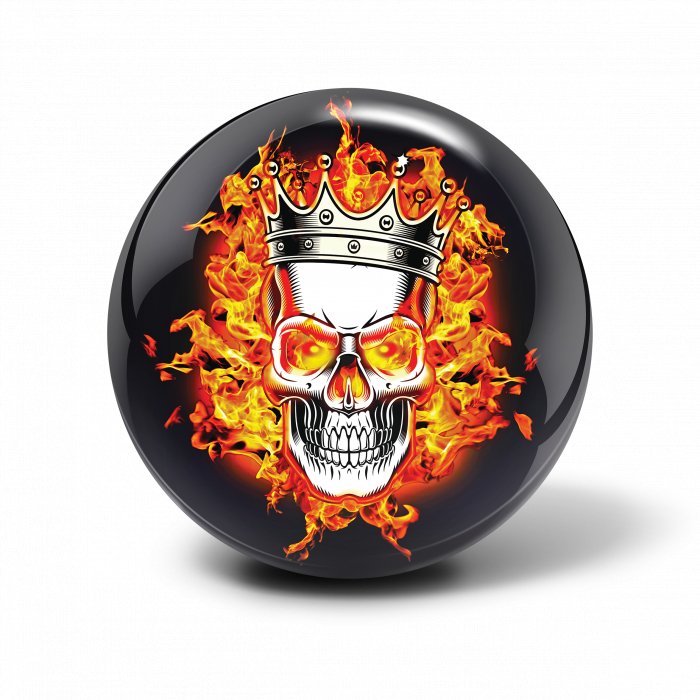 Boule VIZ - A - BALL FLAMING SKULL - Bowling Stars