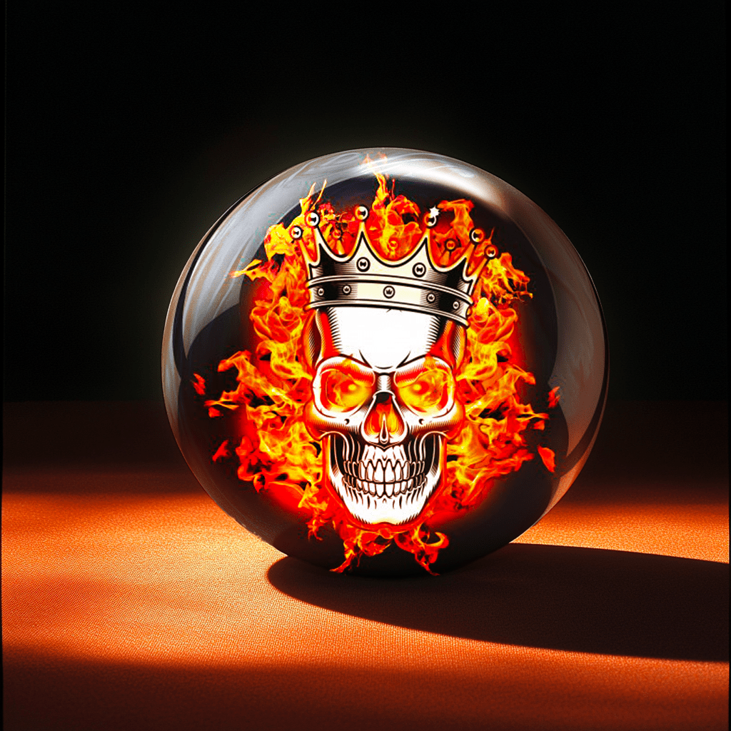 Boule VIZ - A - BALL FLAMING SKULL - Bowling Stars