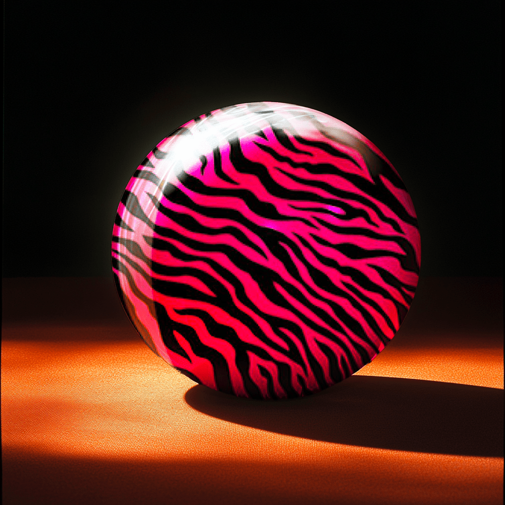 Boule Viz - A - Ball Pink Zebra - Bowling Stars