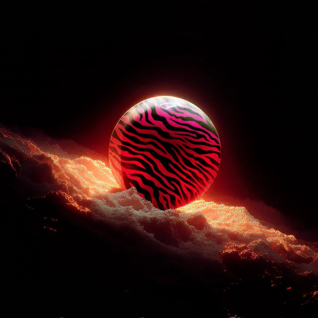 Boule Viz-A-Ball Pink Zebra - Bowling Stars