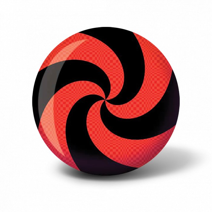 Boule VIZ - A - BALL SPIRAL ROUGE/NOIR - Bowling Stars