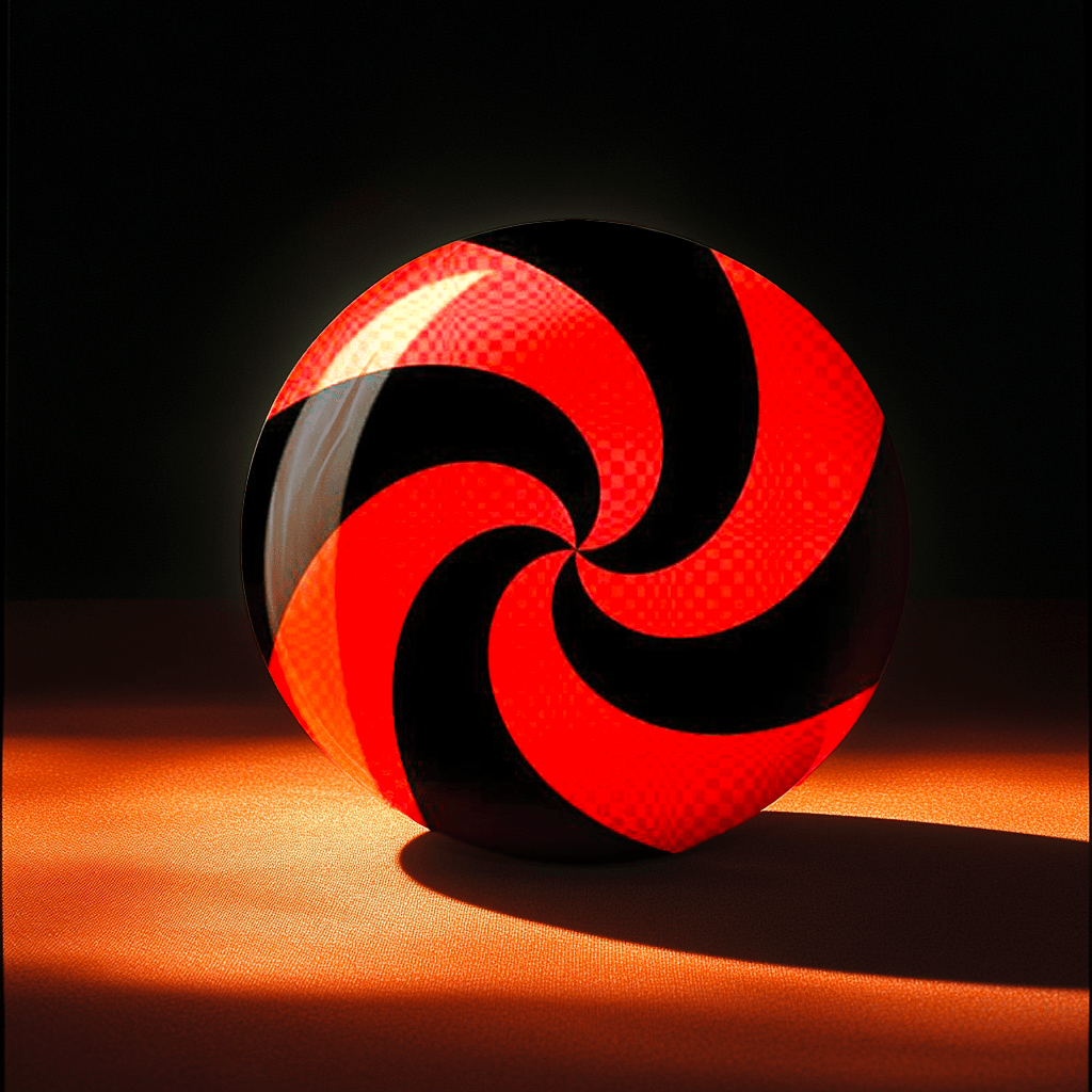 Boule VIZ - A - BALL SPIRAL ROUGE/NOIR - Bowling Stars