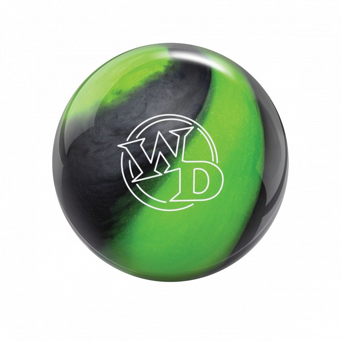 Boule WHITE DOT LIME SWIRL - Bowling Stars