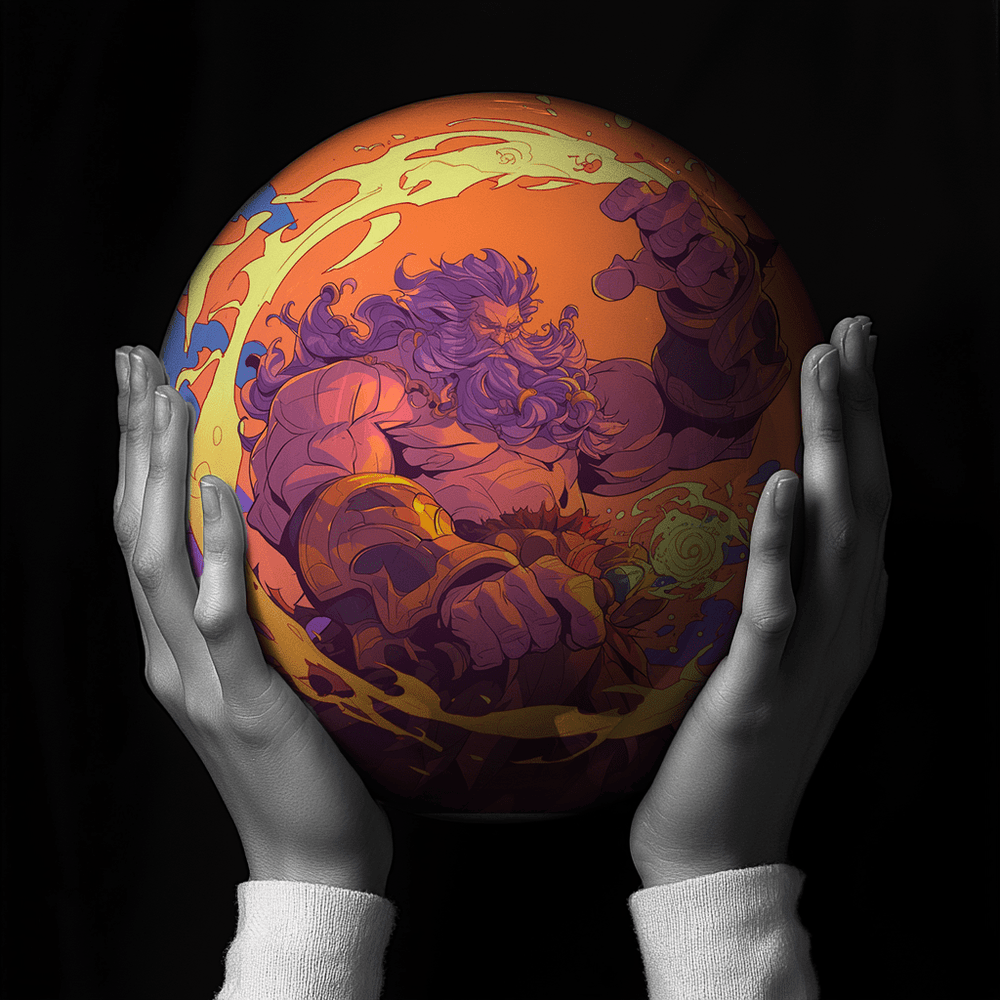Boule Zeus Feu - Bowling Stars