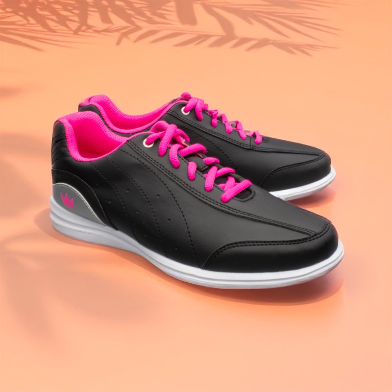 Chaussure bowling Glide chic noir/rose - Bowling Stars