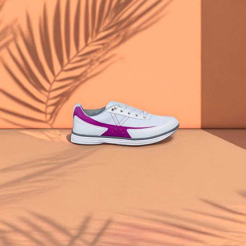 Chaussure bowling KR Elevate Blanc et Violet - Bowling Stars