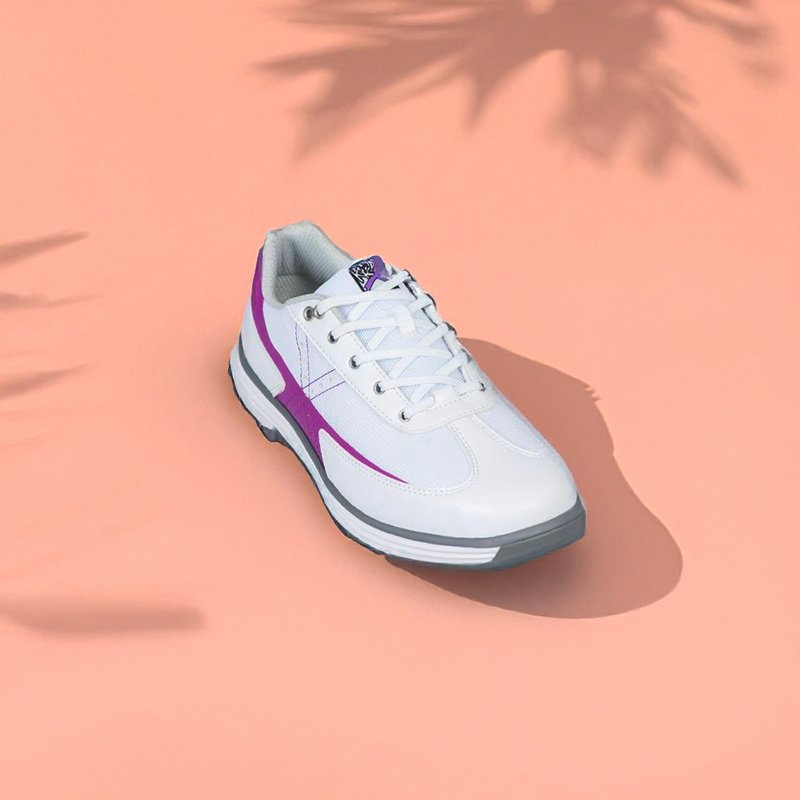 Chaussure bowling KR Elevate Blanc et Violet - Bowling Stars