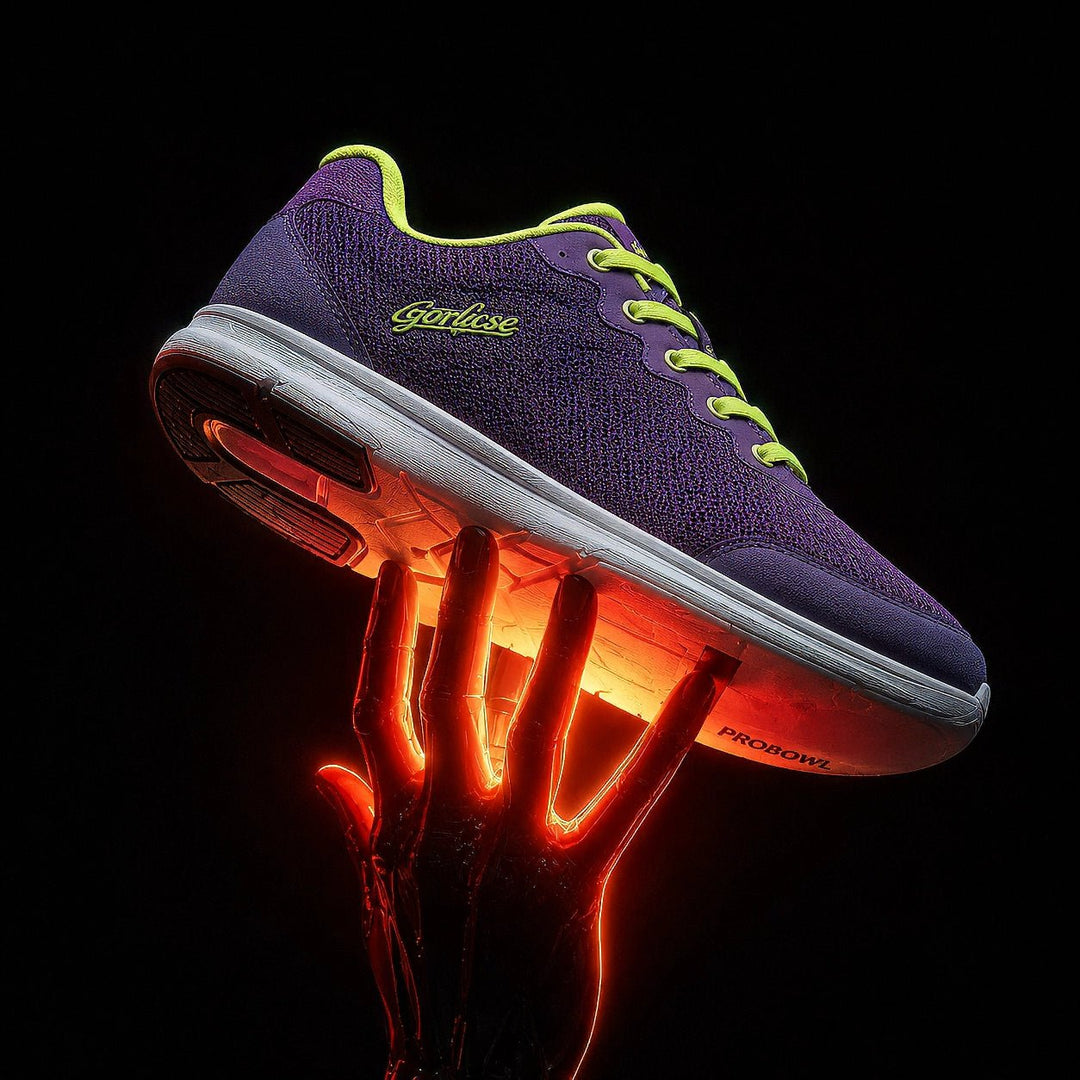 Chaussure bowling KR Glide Violet/Jaune - Bowling Stars