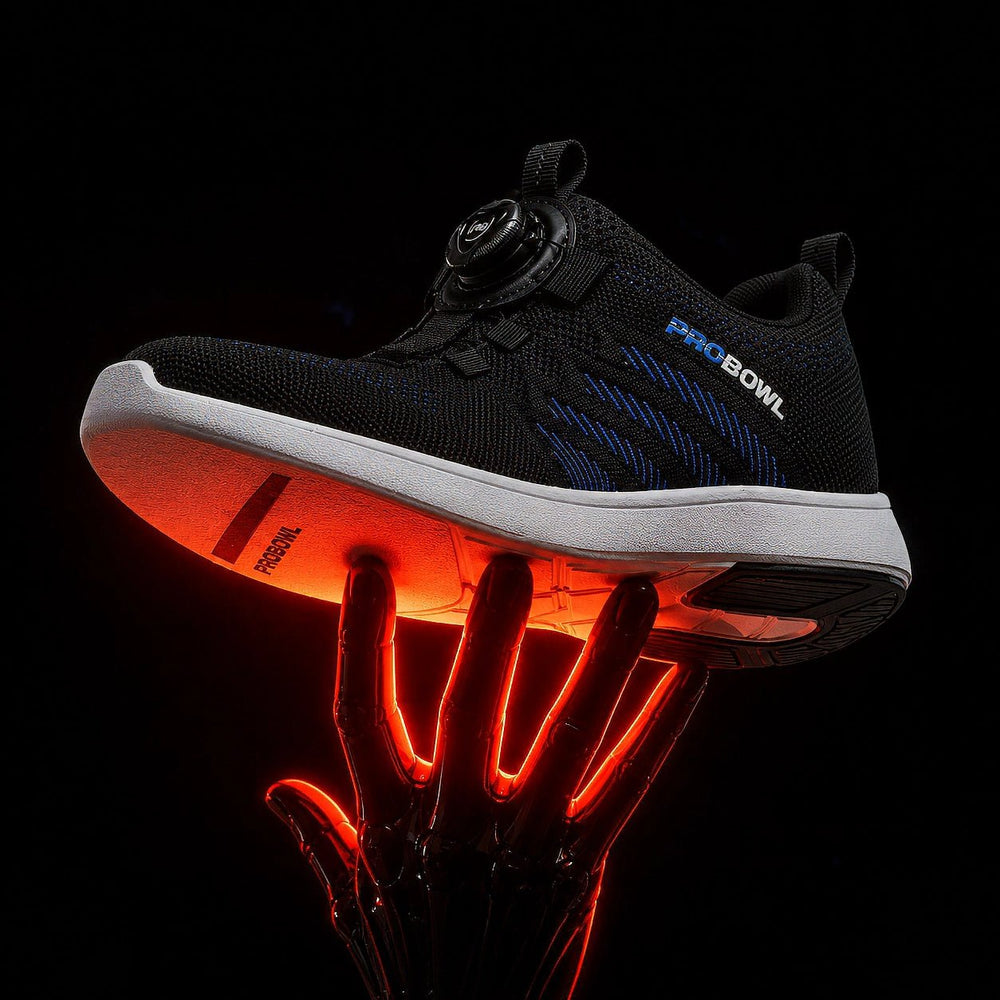 Chaussure de bowling Elite Stride Pro Black/Blue - Bowling Stars