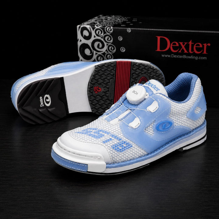 Chaussure de Bowling Powerstrike sst 8 boa blanc/bleu - Bowling Stars