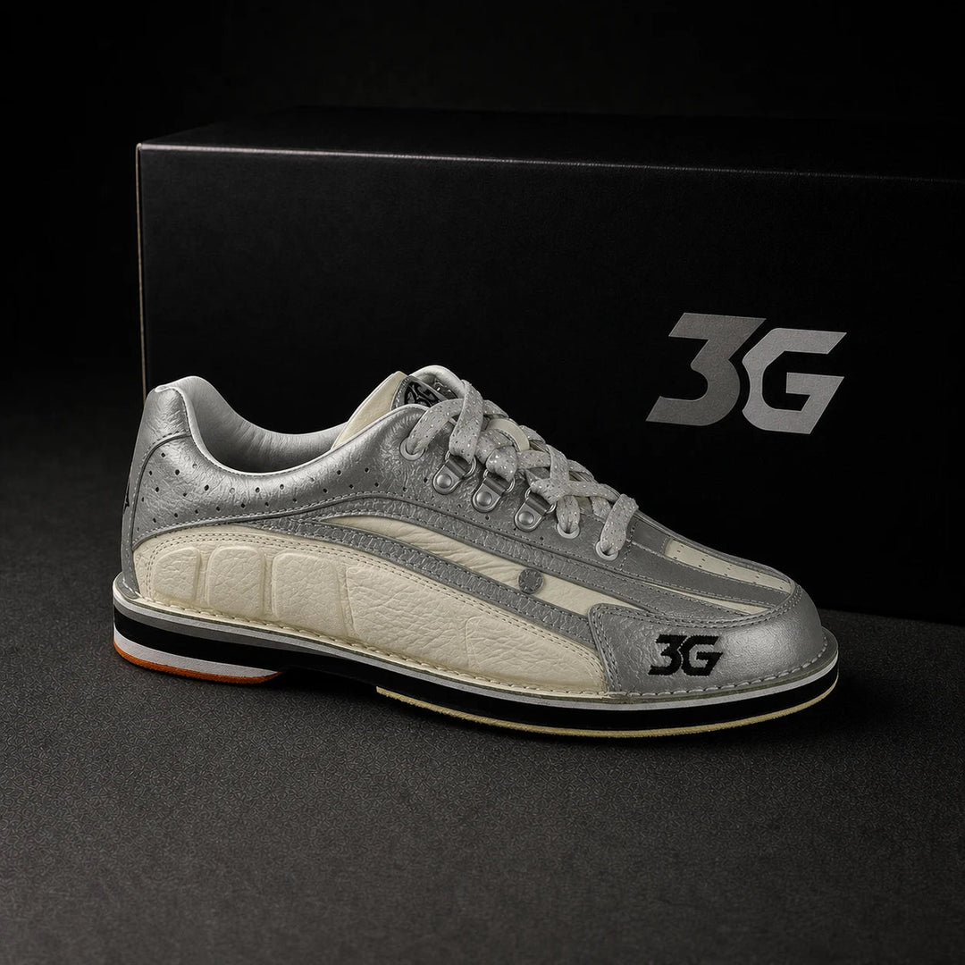 Chaussure de Bowling Ultraprecision tour blanc/argent - Bowling Stars