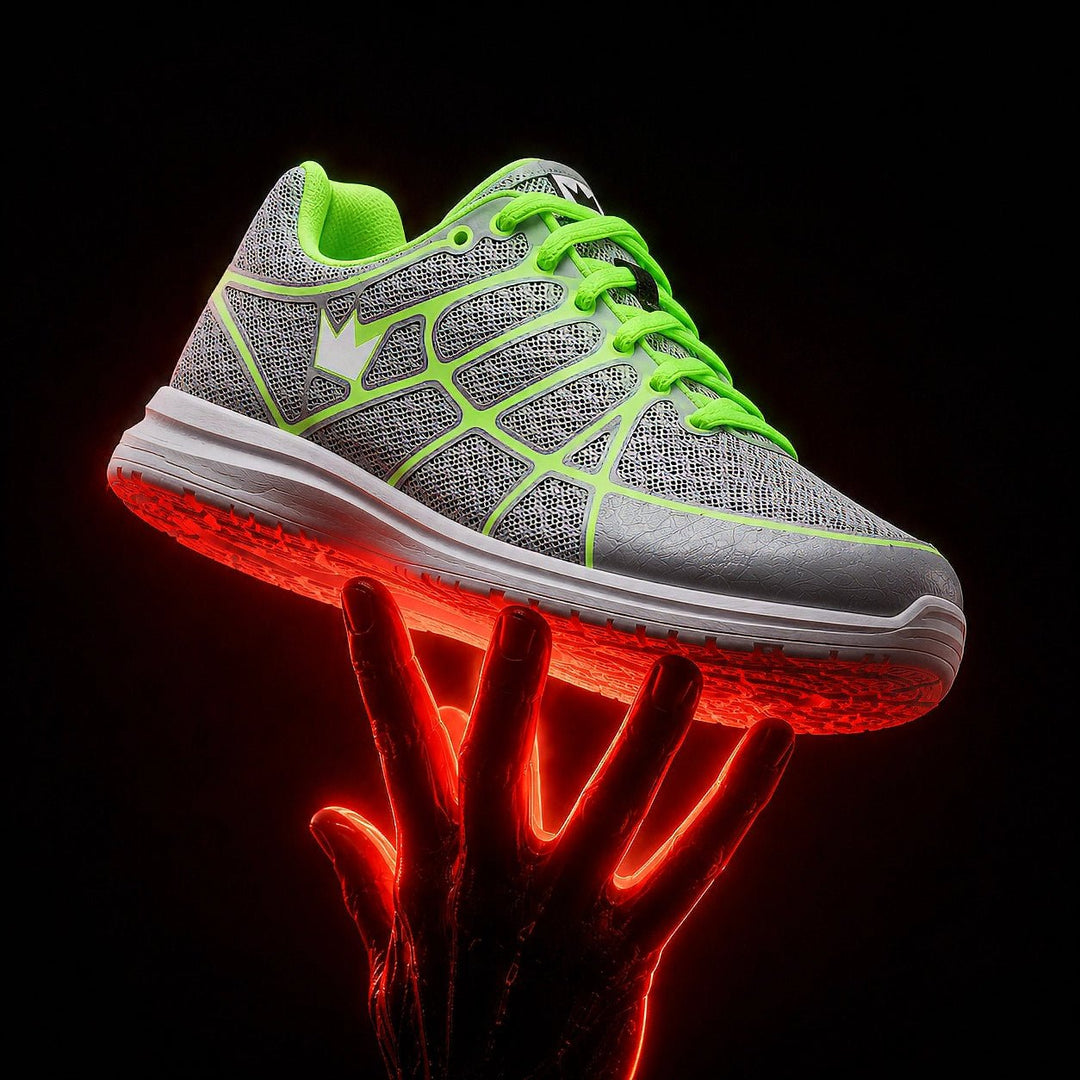 Chaussure de Bowling Velocity Glow Grey/Lime - Bowling Stars