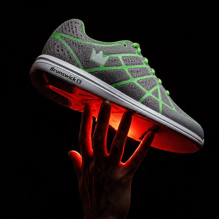 Chaussure de Bowling Velocity Glow Grey/Lime - Bowling Stars