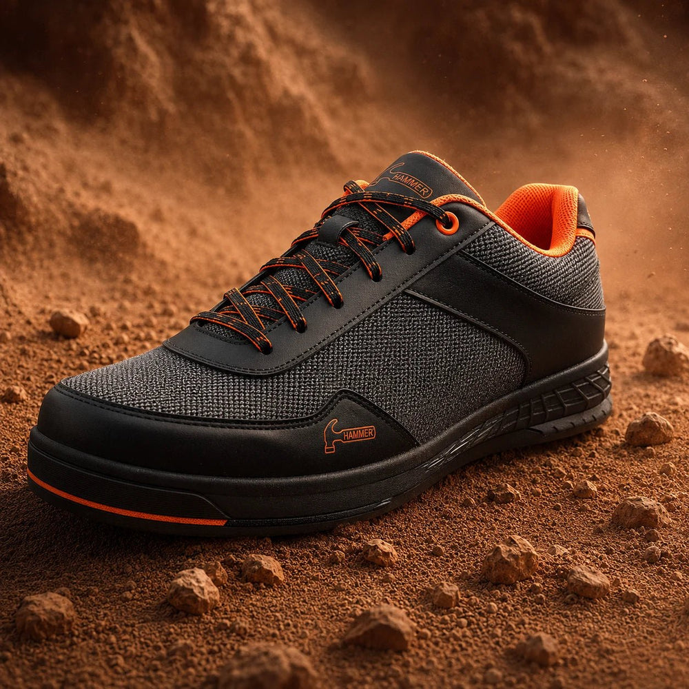 Chaussure de bowling Velocity Razor Black/Orange Right or Left - Bowling Stars