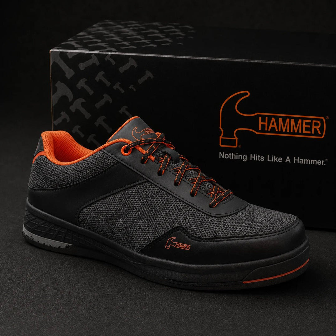 Chaussure de bowling Velocity Razor Black/Orange Right or Left - Bowling Stars