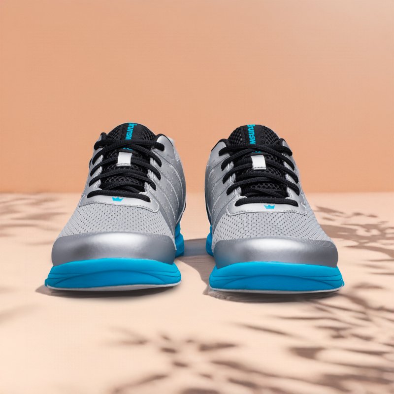 Chaussure de Bowling Velocity Silver/Sky Blue - Bowling Stars